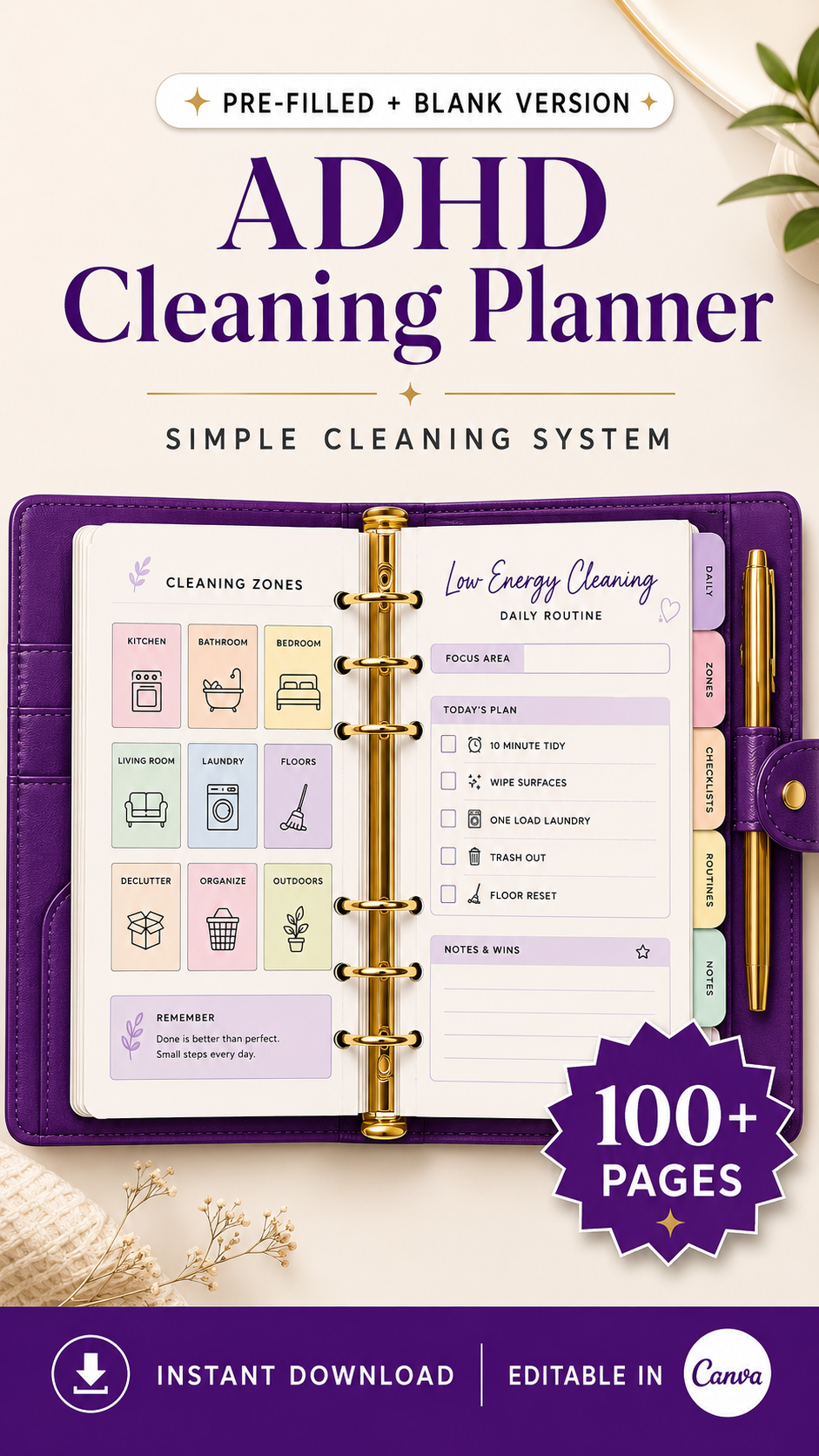 Never Feel Guilty About a Messy House Again — The Ultimate Low-Effort ADHD Cleaning Routine